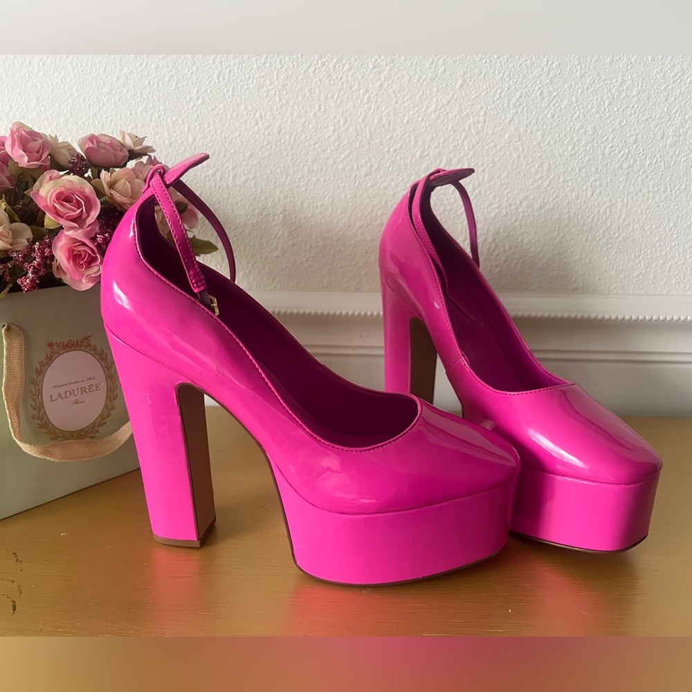 Hot Pink Super High Heels - never worn